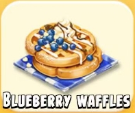 Blueberry Waffles - Hayday products and tools