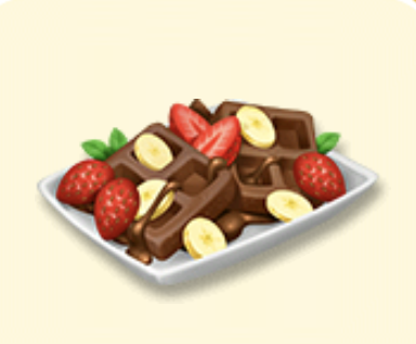 Chocolate Waffles - Hayday products and tools