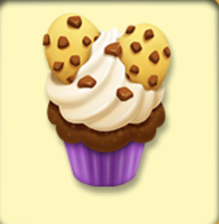 Cookie Cupcake - Hayday products and tools