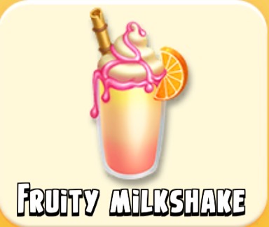 Fruity Milkshake - Hayday products and tools