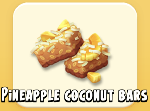 Pineapple Coconut Bars - Hayday products and tools